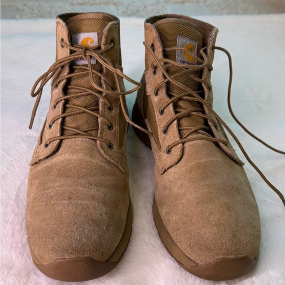 Carhartt Men's Brown Suede Lace-Up Boots